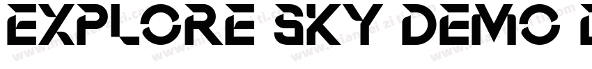 Explore Sky Demo Display字体转换